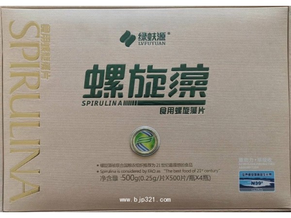 綠蚨源天然螺旋藻片