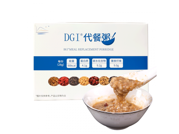 DGI低GI高膳食纖維五谷紅棗枸杞代餐粥沖飲黑燕麥片卡脂熱量