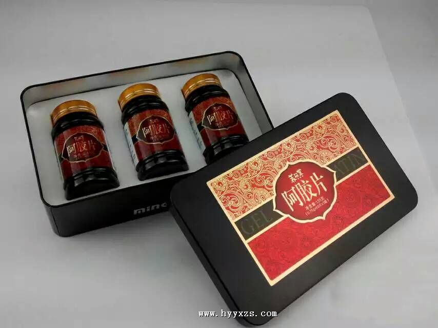 阿膠片 精品鐵盒裝 招代理，OEM貼牌